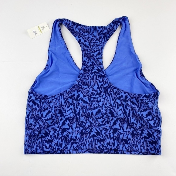 Aerie Offline Real Me Racerback Longline Sports Bra Blue Size S NWT - Picture 4 of 5